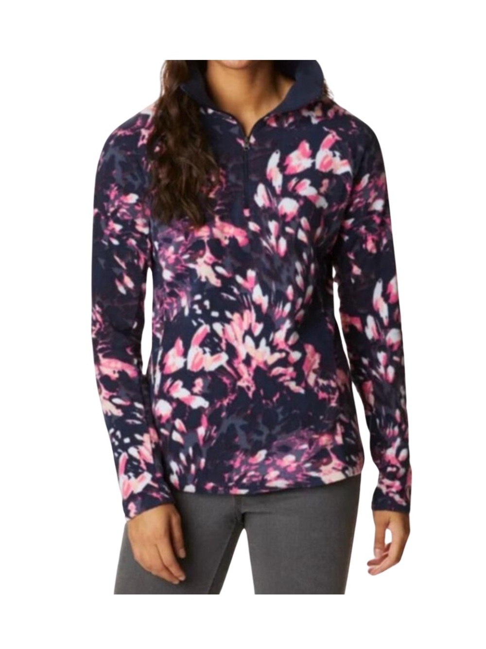 Columbia Glacial IV Print Half Zip Fleece Pullover